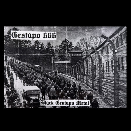 ASR210 Gestapo 666 (FRA) - Black Gestapo Metal TEST PRESS LP